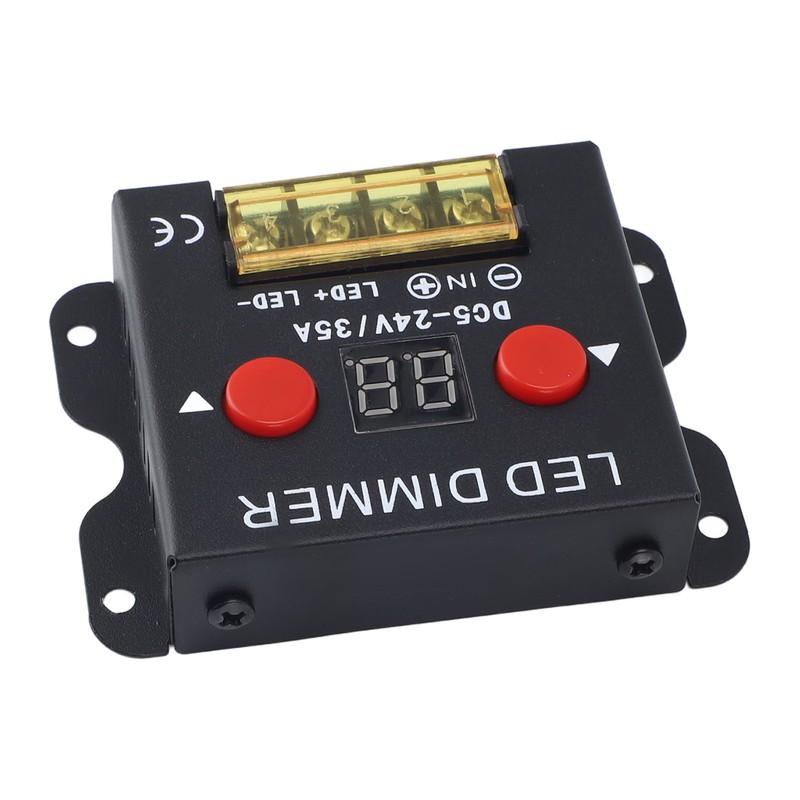 LED Light Strip Dimmer DC 5‑24V 35A PWM Dimming Controller