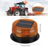 Solar LED Beacon Light Emergency Warning Strobe Light with Magnetic