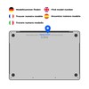 Hinges for MacBook Air 13" (2020) A2179 Matching Layouts: DE