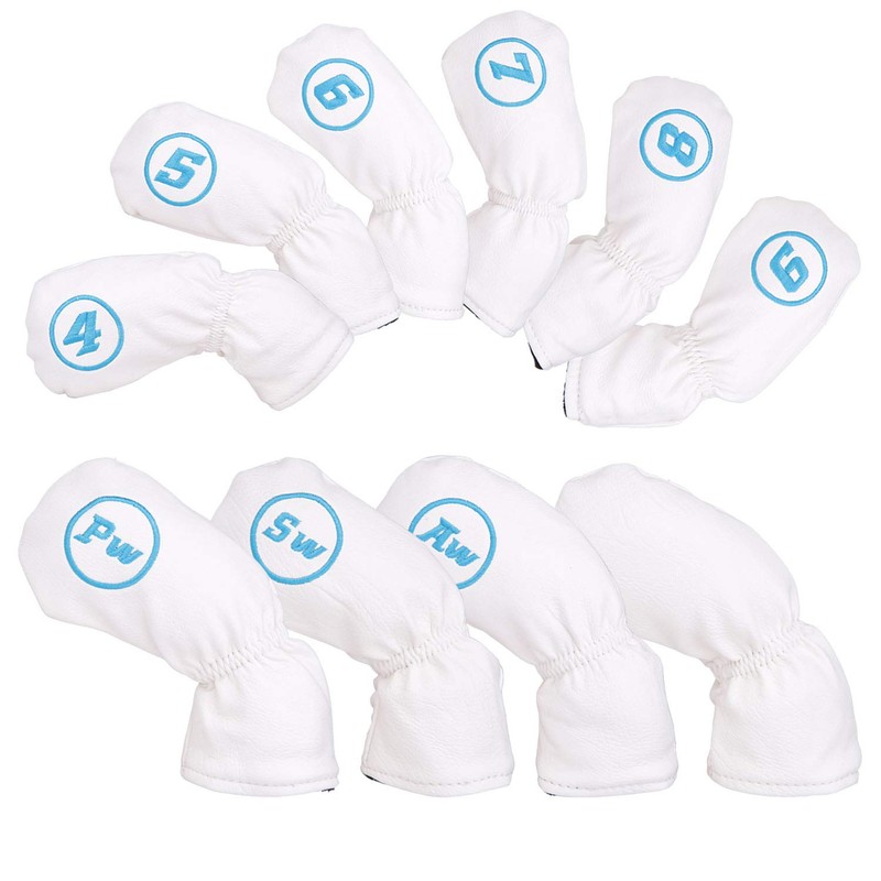 Iron Covers Golf Covers 10 Piece Set with Count #4-9