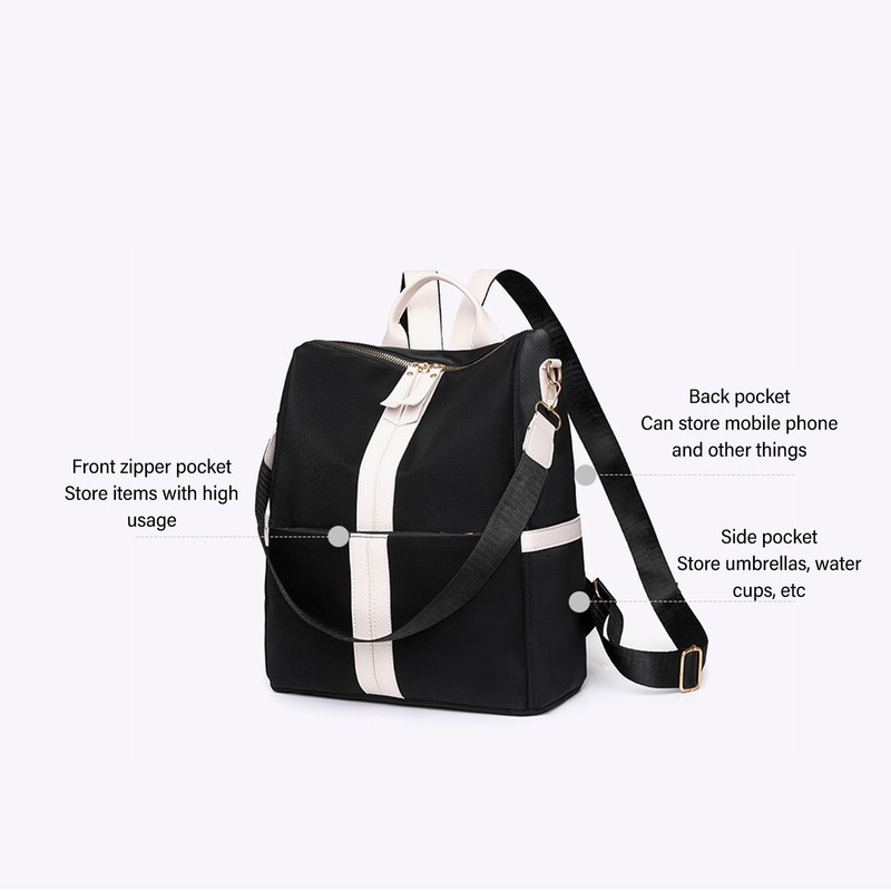 Women Backpack Purse Large Capacity Soft PU Leather Fashionable Casual