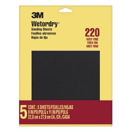 3M Wetordry - Papel de lija, Grano: muy fino, 1 paquete, null