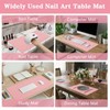Sorcristy Nail Arm Rest Pad Hand Cushion Table Mat PU