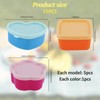 YUUTIAL Pack of 15 Small Containers with Lids, Plastic, Storage