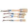 4PCS Paint Brush Bristles Wooden Handle for Furniture Tables Chairs