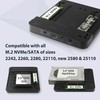 Multi-Function Storage Adapter with Clone, for M.2 NVMe, SATA, SSD,