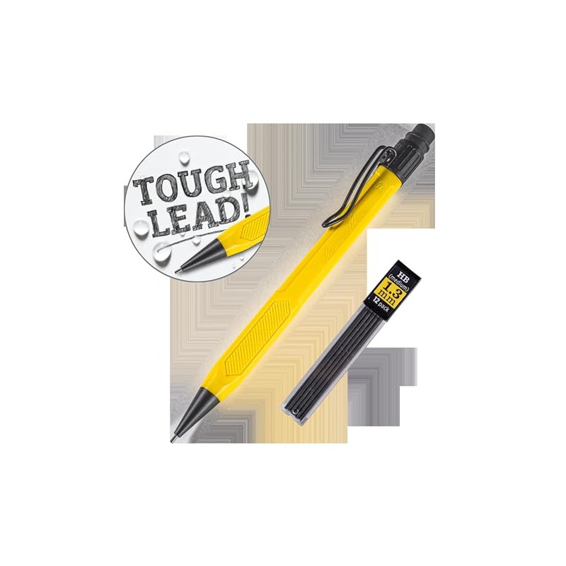 Rite in the Rain Weatherproof Mechanical Pencil, Yellow Barrel, 1.3mm