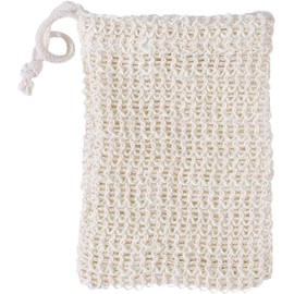 Healifty Bolsas Exfoliantes para Jabón de Sisal 2 Piezas Alta Absorción y Limpieza Fuerte para Baño Diario Cuerda para Colgar