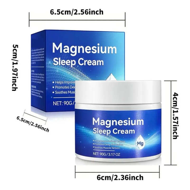 Para Crema Para Dormir Con Magnesio, Crema Tópica De