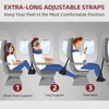 Airplane Foot Rest,Portable Travel Footrest Flight Carry-On FootRest Adjustable Height