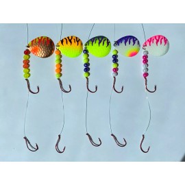 Colorado Spinner Harness SUZIES SPINNERS 5 Walleye Spinner Rigs Size 5 Colorado Blades
