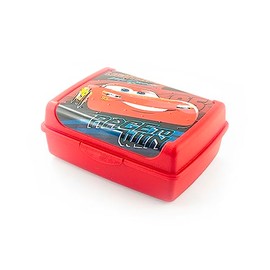 Lulabi Cars Race to Win Lunch Box, Polypropylene, 17 x 13 x 6.5 cm