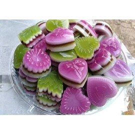 Naira's Kitchen Agar Agar Vegetarian Powder Excellent Gel Strength Foil Zip Lock Sealed Bags - 8 OZ ( 226 Grams )