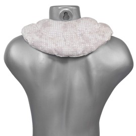Rapeseed Neck Pillow with Chambers Shabby Chic Grey/Beige Rapeseed Cushion Neck Pillow Heat Cushion for Neck