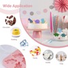 Beasea Chocolate Molds Silicone, 2pcs Mini Cute Dinosaurs Candy Ice