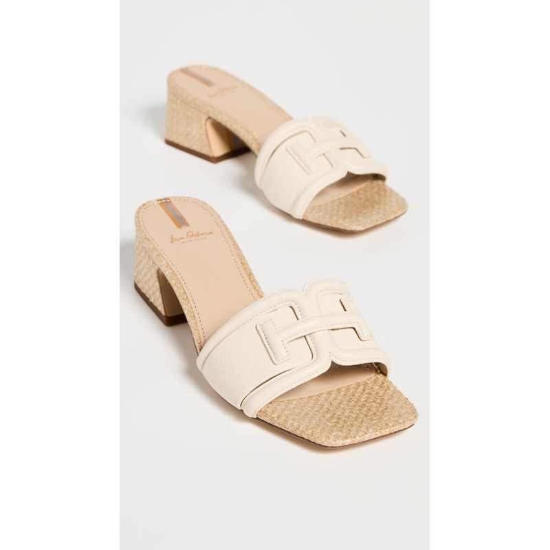 Sam Edelman Women's Waylon Heeled Sandal Modern Ivory 8.5 Medium