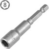 Fixinus 5 Pieces 8 mm Magnetic Socket Wrench Set, 1/4