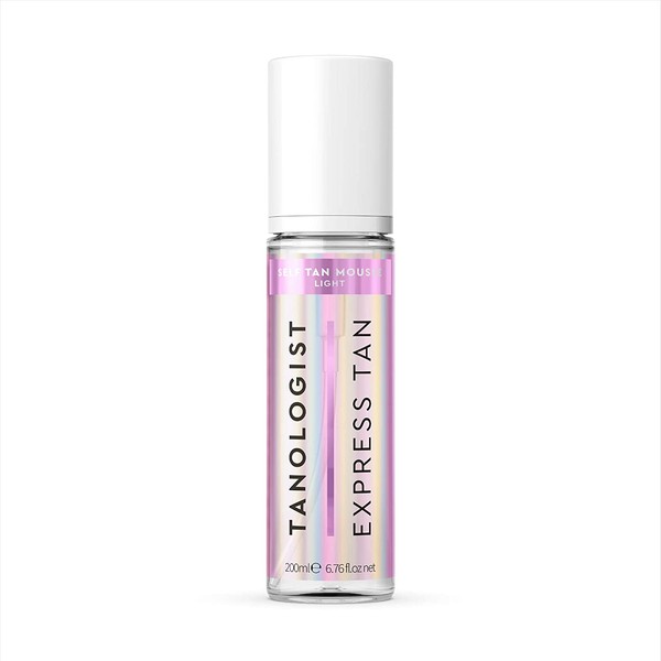 Tanologist Self Tan Mousse - Hydrating Express Tan, 200ml - Cruelty & Toxin Free - Light