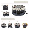 Okeycozy Portable Dog Playpen Indoor, Foldable Puppy Playpen Pop Up