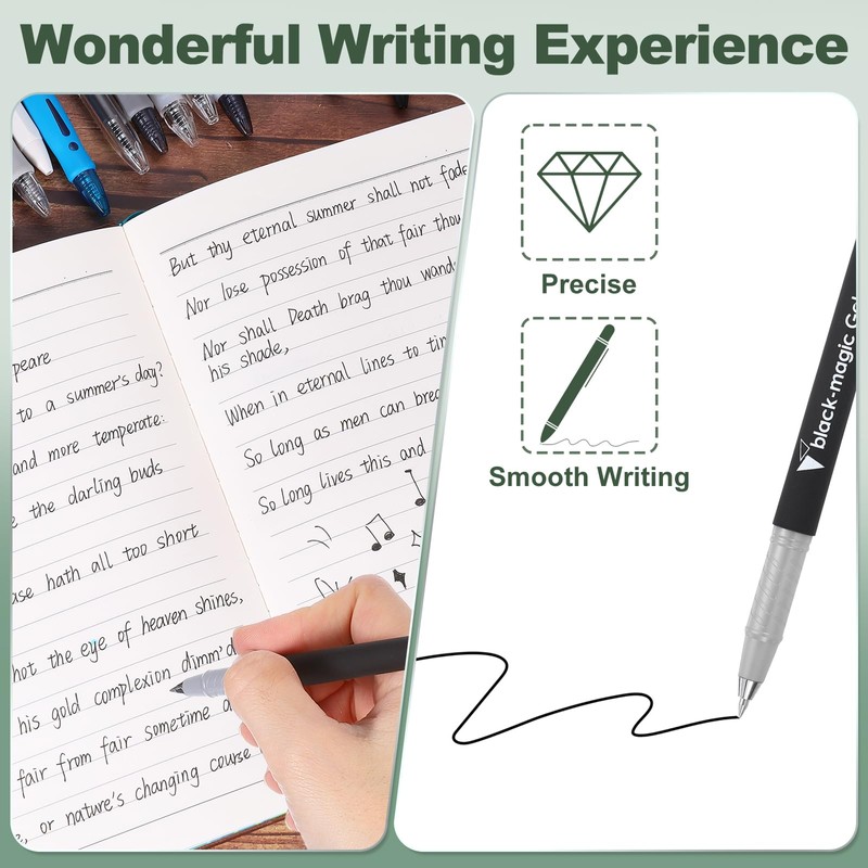 M&G Gel Pen Medium Point 0.5mm, 12 Pack Quick Dry