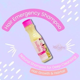 Isarena Beautyline´s Shampoo Emergencia Capilar 16.9 oz - Colombia Hair Care Milagros Libre de parabenos, sin sal - Damage Control, hair growth and hair loss, Hair Repair, Deep cleansing