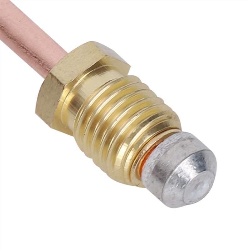 Haosie Thermocouple 600mm, M8 Thermocouple Common Thread Probe for Burner