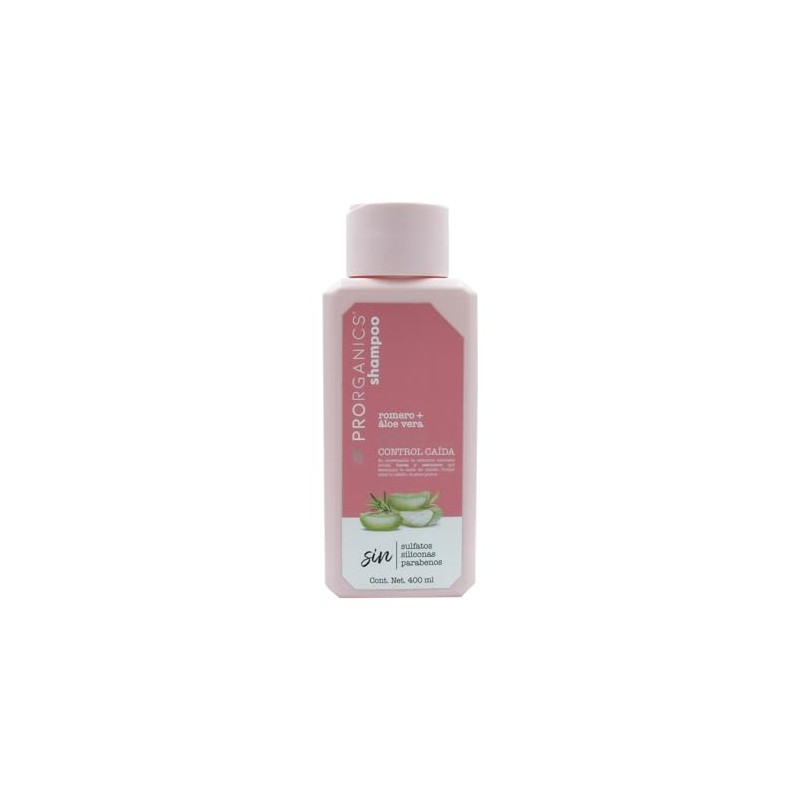 Prorganics SHAMPOO PRORGANICS CONTROL CAIDA ROMERO Y ALOE VERA 400