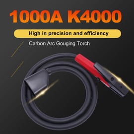 1000Amp K4000 Carbon Arc Gouging Torch, Arc Air Gouging Torch, Portable Replacement Welding Gun with 7ft Cable