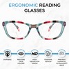 Bifocal Reading Glasses for Men and Women Rectangle Multifocal Readers
