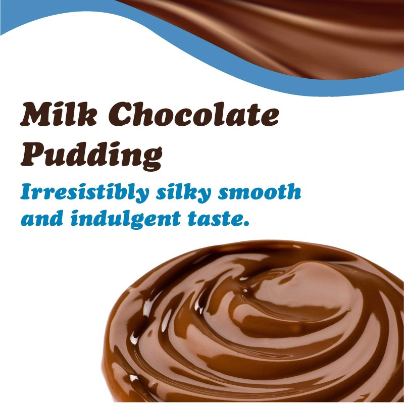 Dove Milk Chocolate Pudding Mix 3.34 Oz Pack Of 12