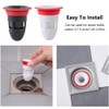 Shower Floor Drain Backflow Preventer, One-Way Drain Valve Sewer Core