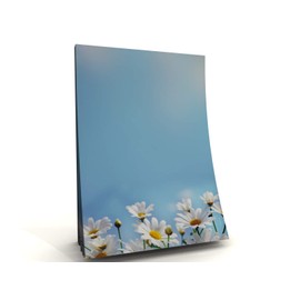 Notepad A5 | Summer, Flowers, Sky Motif Paper Pad | Daisies | 50 Sheets, 90 g/m² | Writing Notepad | Notepad | Writing Pad A5 | Paperandpicture