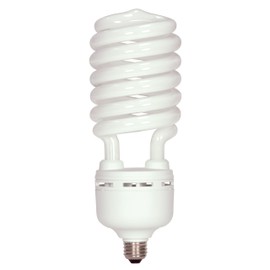 Satco S7375 105 Watt (400 Watt) 7000 Lumens Hi-Pro Spiral CFL Soft White 2700K Medium Base 120 Volt Light Bulb