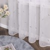 Embroidery Voile Curtain Pack of 1 Curtains Scarf