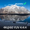 4K HDMI Extender, Ultra HD 4K@60Hz Over Cat5e/6 Up to