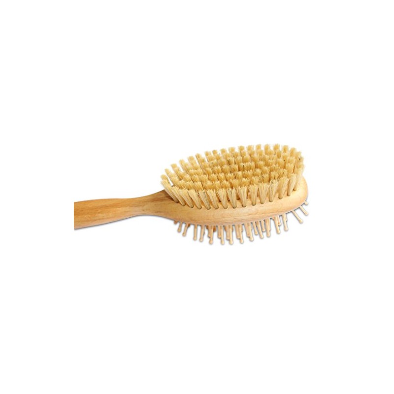 Mars Professional Wood Pin and Bristle Brush for Horses, Mane