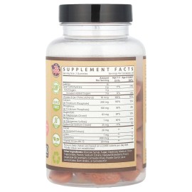 Niños, gomitas de crecimiento óseo, para niños 2+, fresa, 60 gomitas