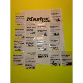 MASTER AMERICAN PADLOCK CYLINER REKEYING PINNING KIT MASTER & STANDARD PINS
