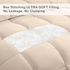 Sleepdown King Comforter Set - All Season Reversible Beige King