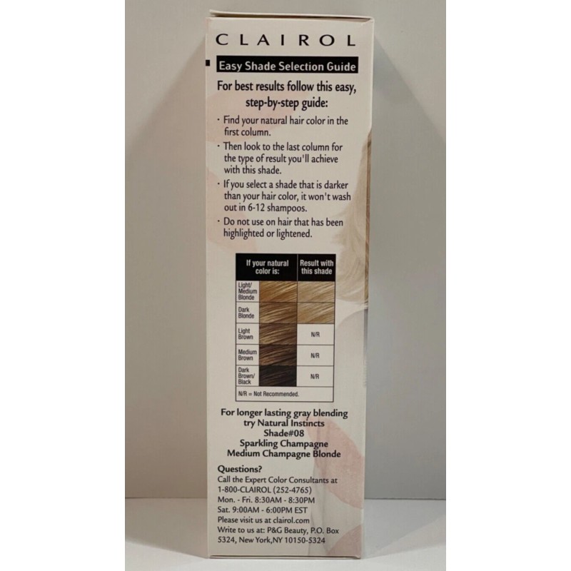 Clairol Natural Instincts Loving Care Hair Color Beige Blonde #70