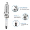 GOLACOD Iridium Spark Plugs (4 Pack) - Fit for Honda