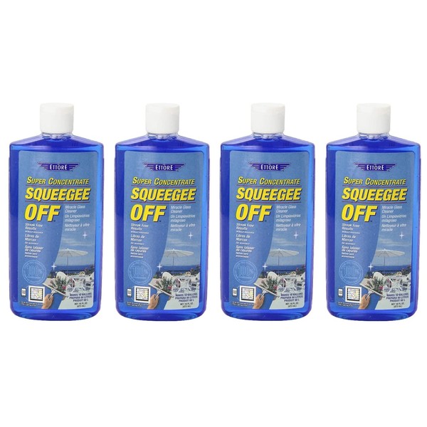 Ettore 30116 Squeegee-Off Window Cleaning Soap, 16-ounces - 4 Pack