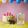 JYfeel Happy 5th Birthday Card for Boys - Cute Lion