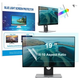 HaruYo 19 Inch Computer Monitor Protective Film, Anti-Blue Light Filter, Anti-Glare Matte Screen Protector for Monitor PC Screen Protector (19 Inch 16:10 410 x 256 mm)