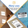 OfficeSmartLabels - Removable 1.5"x1" Direct Thermal Blank Shipping Labels for