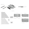 Mprofi MT® 2 pieces (1 pair) drawer runners, drawer runners