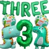 Dino Geburtstag Deko 3 Jahre, Dino Luftballons, Dino Geburtstag Deko,