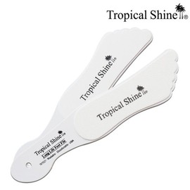 Tropical Shine White Mylar Foot File 100/180 Grit 707527 Foot Care Heel Care Callus Management Foot Calluses / 트로피칼샤인 화이트 마일라 풋파일 100/180그릿 707527 풋케어 발꿈치관리 각질관리 발각질