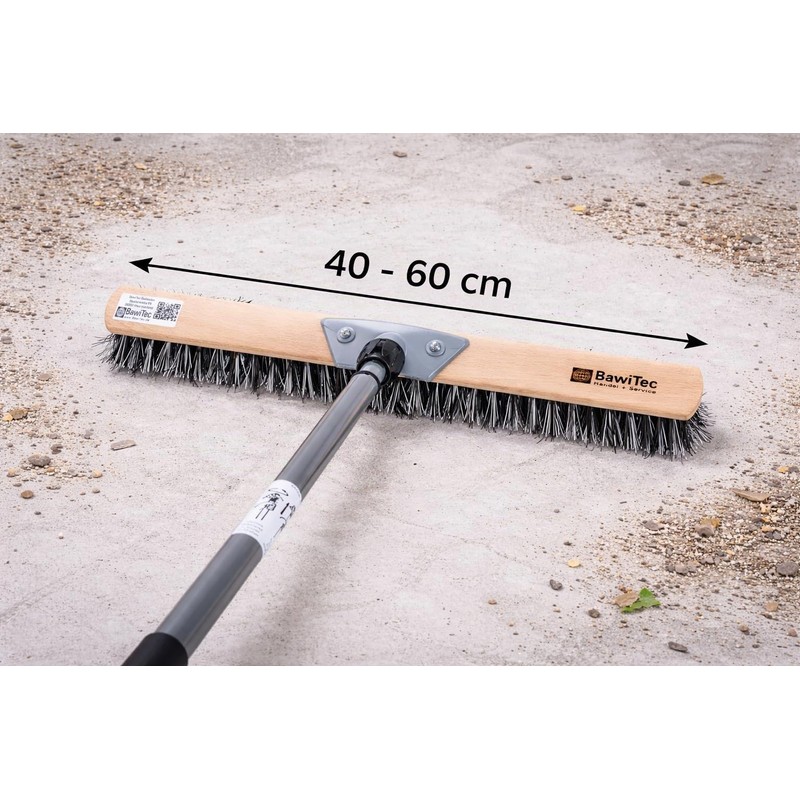 Ossiblitz Professional Broom 50 cm Wide with Telescopic Handle Hard