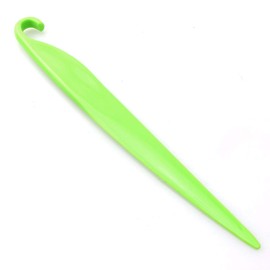 PZRT - Cuchillo para cortar tartas (plástico), diseño de fondant, color verde